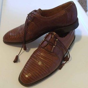 Mezlan Lizard Skin Shoes